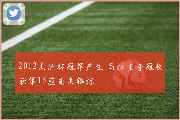 2012美洲杯冠军产生 乌拉圭夺冠收获第15座南美锦标