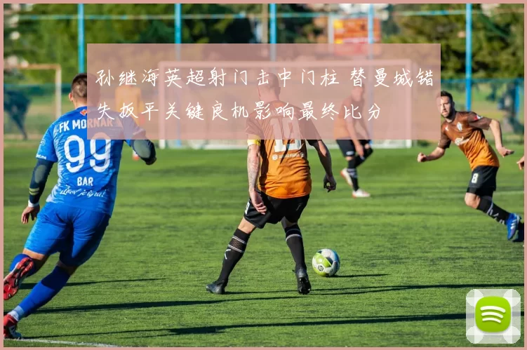 孙继海英超射门击中门柱 替曼城错失扳平关键良机影响最终比分