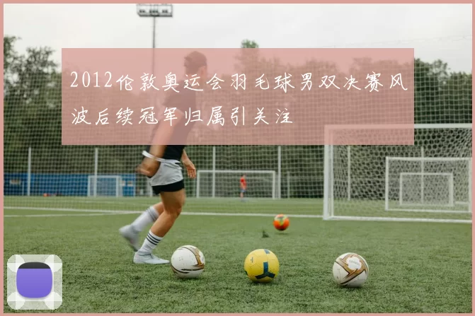 2012伦敦奥运会羽毛球男双决赛风波后续冠军归属引关注