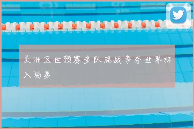 美洲区世预赛多队混战争夺世界杯入场券